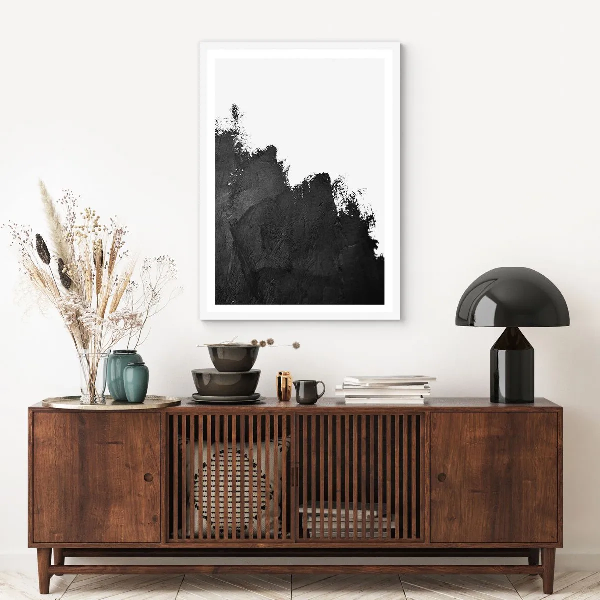 Poster in white frmae - Elements: Earth - 70x100 cm