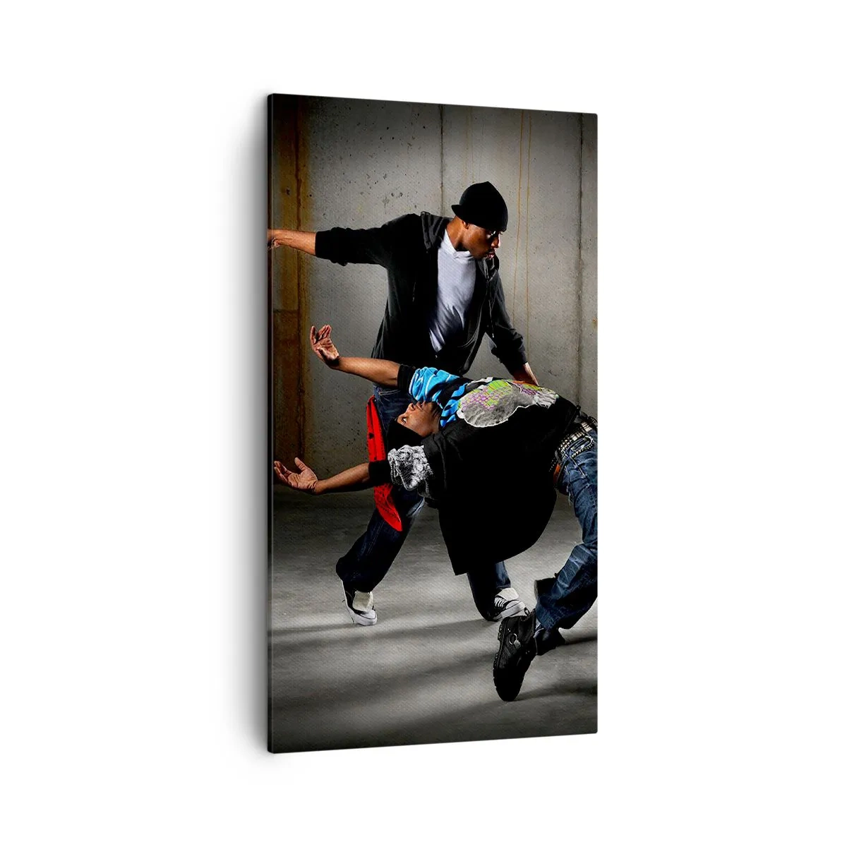 Canvas picture - Dancing with Street Wind - 45x80 cm