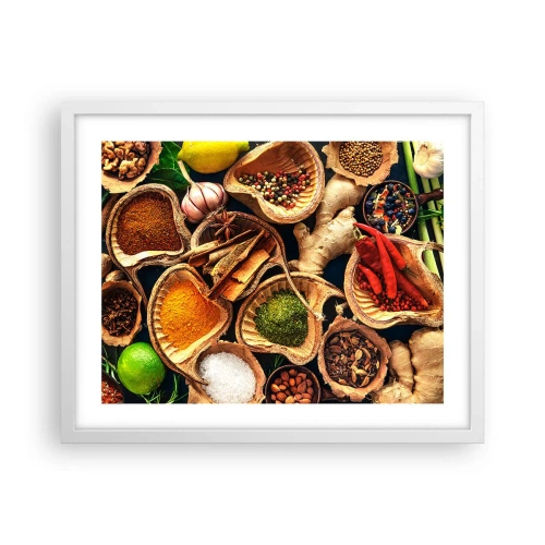 Poster in white frmae - Take What You Want - 50x40 cm