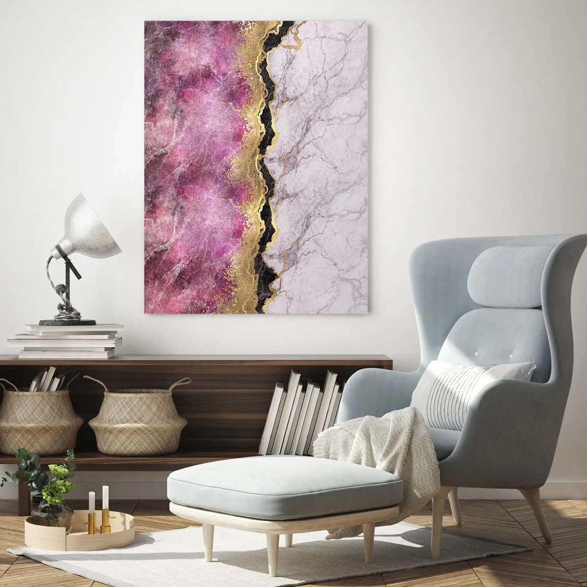 Glass picture - On the Border - 50x70 cm