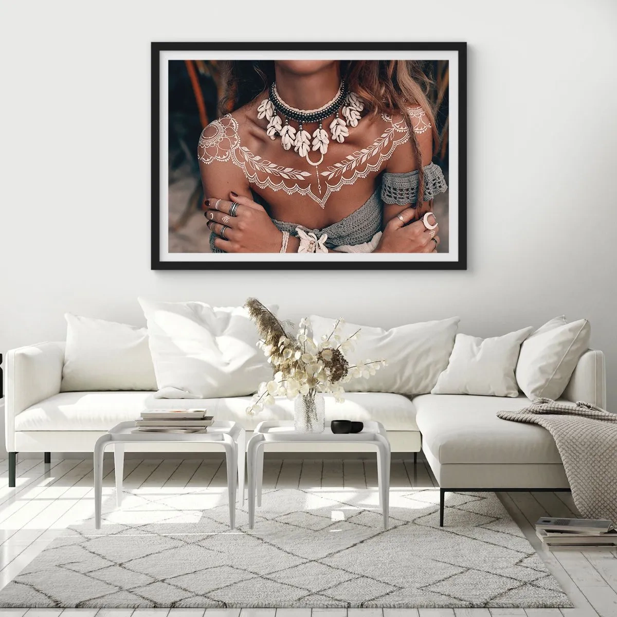 Poster in black frame - Talismans, Rituals of Womanhood - 50x40 cm