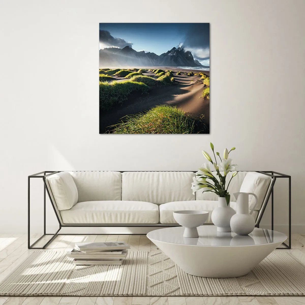 Glass picture - Harmony of Elements - 40x40 cm