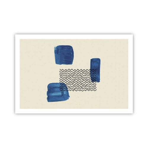 Poster - Abstract Quartet - 91x61 cm
