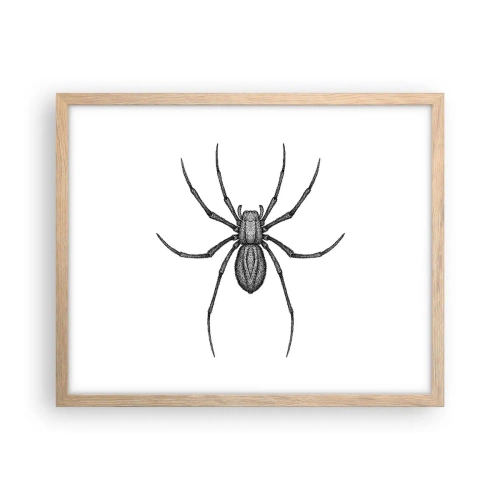 Poster in light oak frame - Disturbing Precision - 50x40 cm