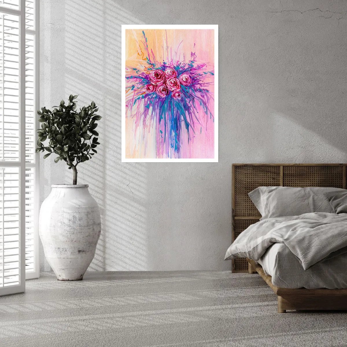 Poster - Rose Fountain - 40x50 cm