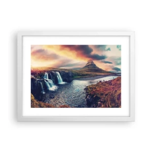Poster in white frmae - In Majesty of Nature - 40x30 cm