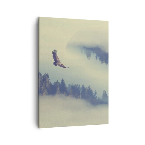 Canvas picture - Flying Eagle  - 50x70 cm