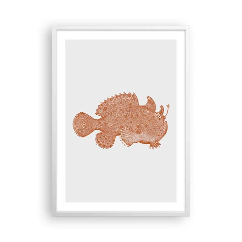 Poster in white frmae - Fish after All - 50x70 cm