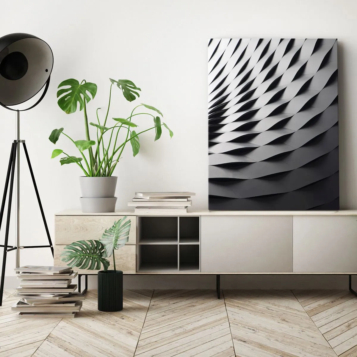 Canvas picture - On the Surface of the Wave - 70x100 cm