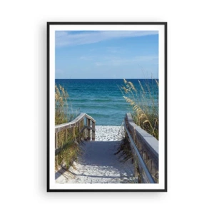 Poster in black frame - In the Sun, out in the Wind - 70x100 cm