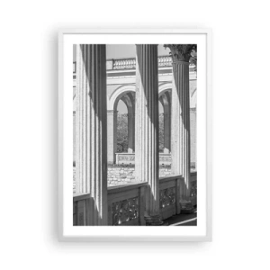 Poster in white frmae - Sunny Arcade - 50x70 cm