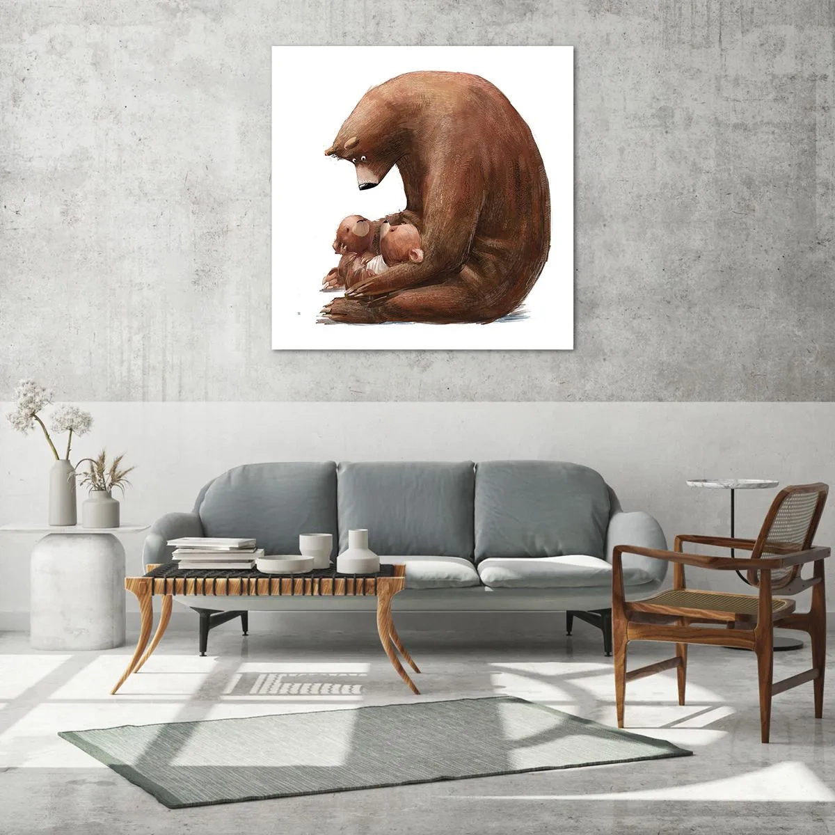 Glass picture - Sweet Dreams, Kids - 60x60 cm