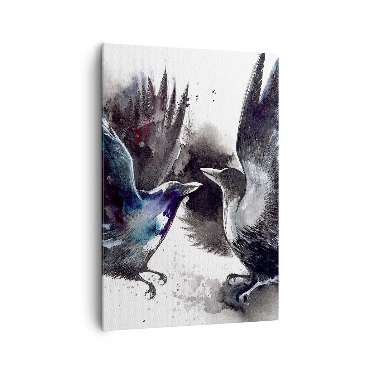 Canvas picture - Two Crows - 70x100 cm