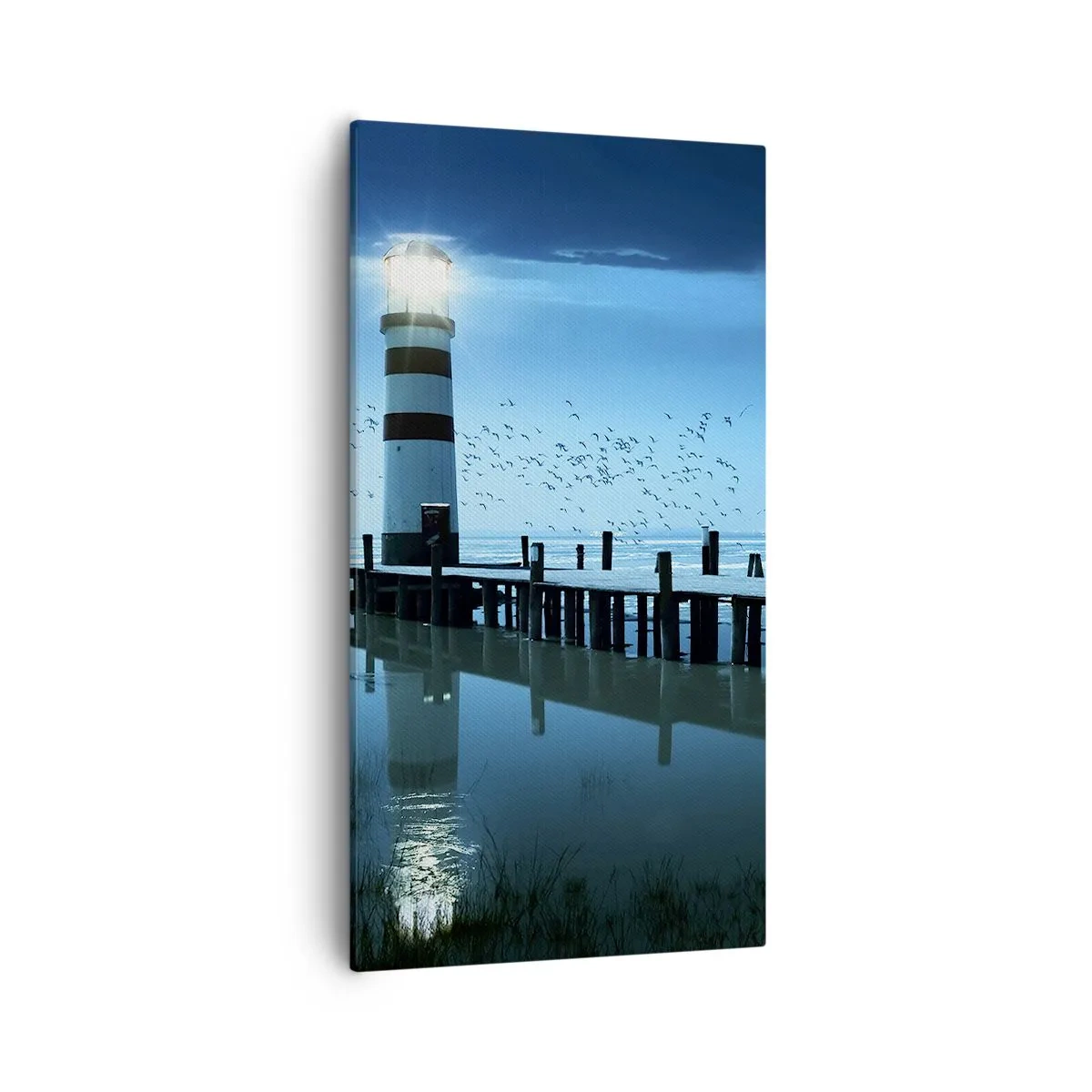 Canvas picture - And You Are Not Afraid of Darkness - 55x100 cm