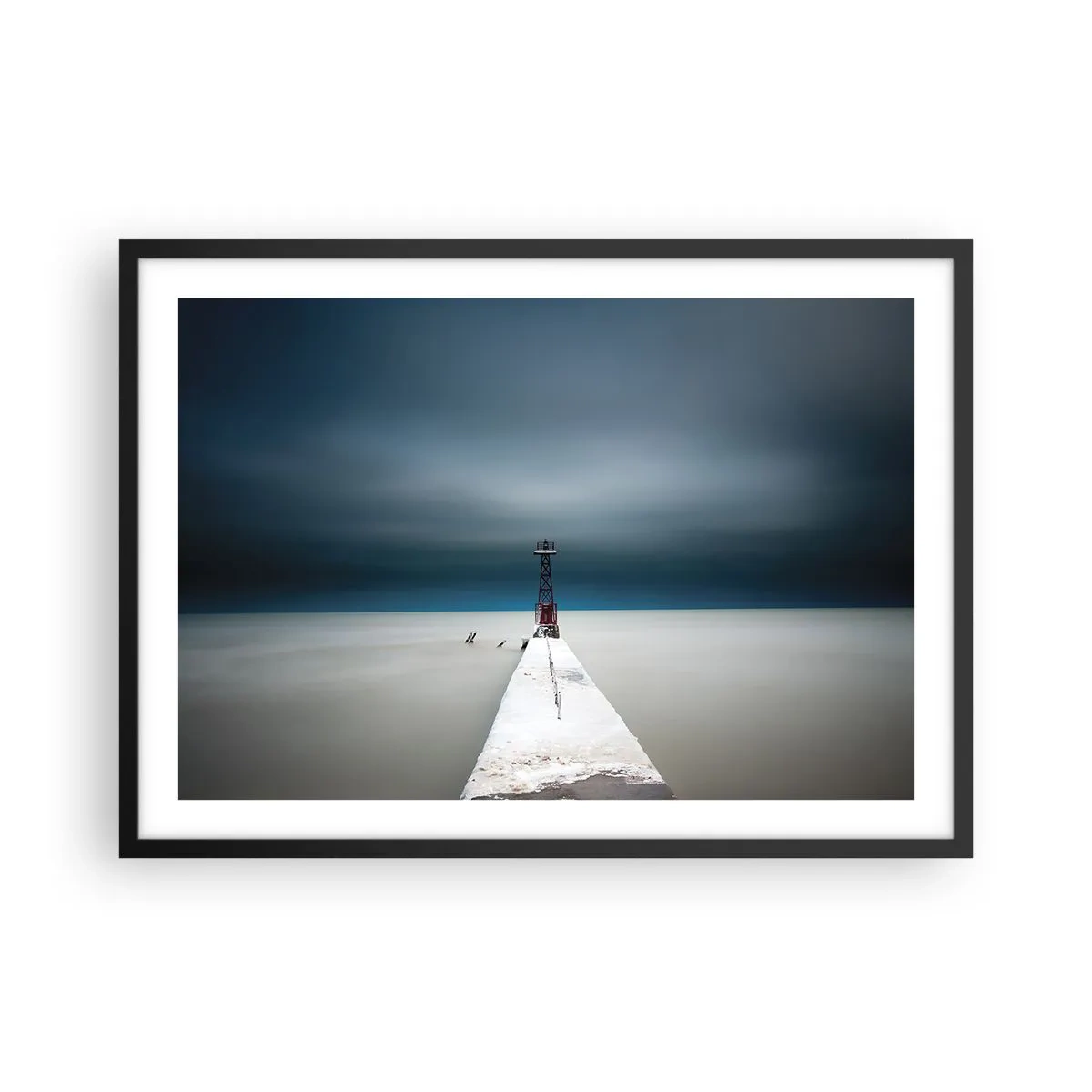Poster in black frame - Encounter with Infinity - 70x50 cm
