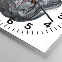 Clock face with numbers