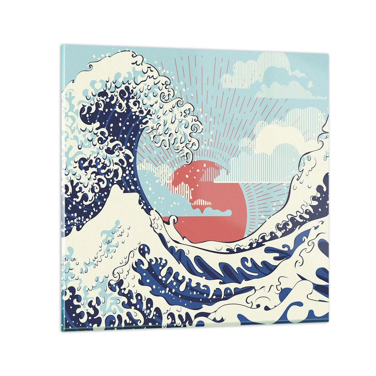 Glass picture - From Japanese Inspirations - 30x30 cm