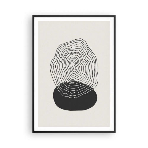 Poster in black frame - Durability and Vibration - 70x100 cm