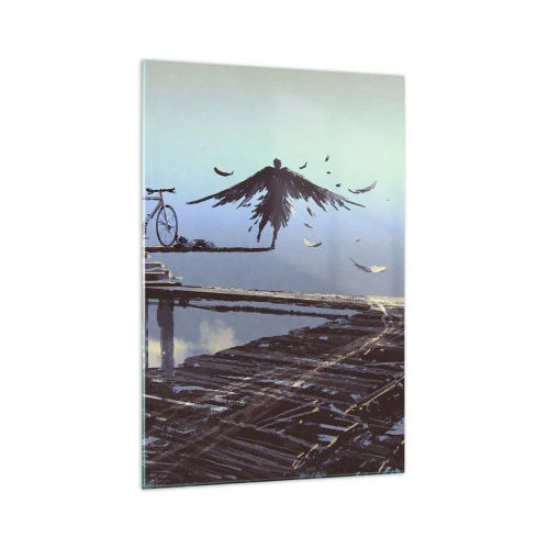 Glass picture - Icarus Alive - 70x100 cm