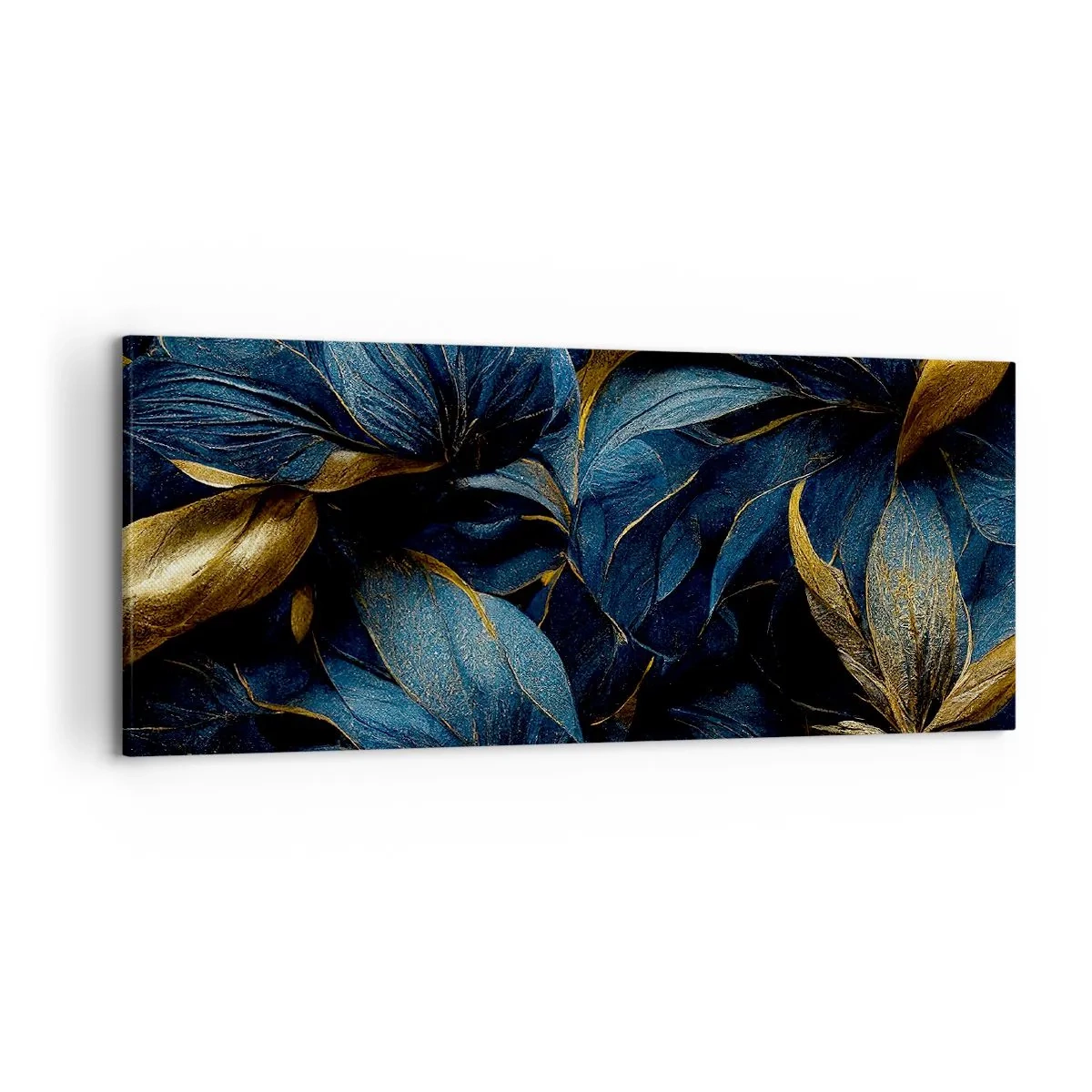 Canvas picture - Lined with Gold - 120x50 cm