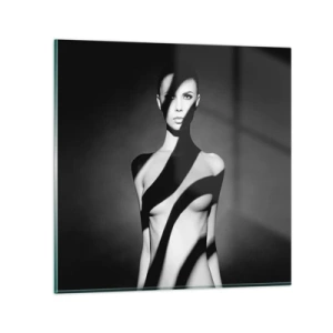 Glass picture - In the Light and in the Shadow - 30x30 cm