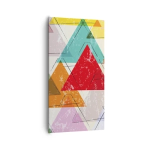 Canvas picture - Three by Three - 65x120 cm