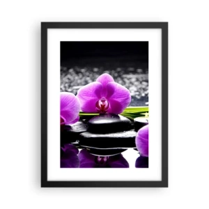 Poster in black frame - Drowning in Peace and Quiet - 30x40 cm