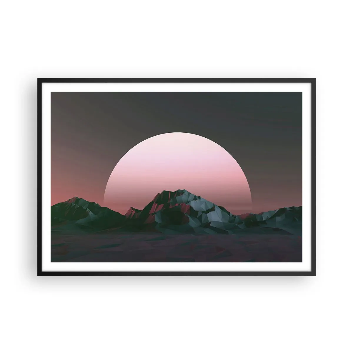 Poster in black frame - In a Neighbouring Galaxy - 100x70 cm