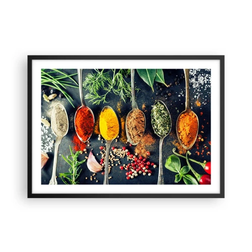 Poster in black frame - Culinary Magic - 70x50 cm