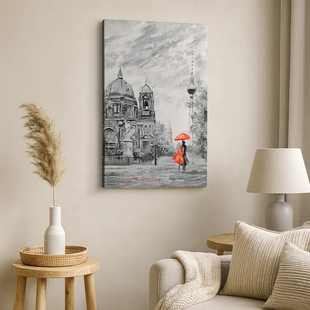 Canvas picture - Berlin Encounter - 50x70 cm