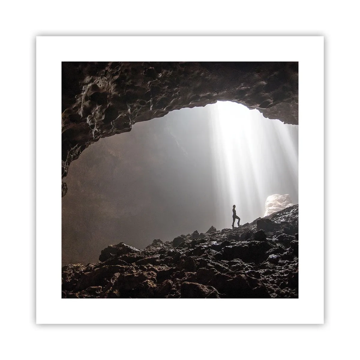 Poster - Luminous Grotto - 40x40 cm