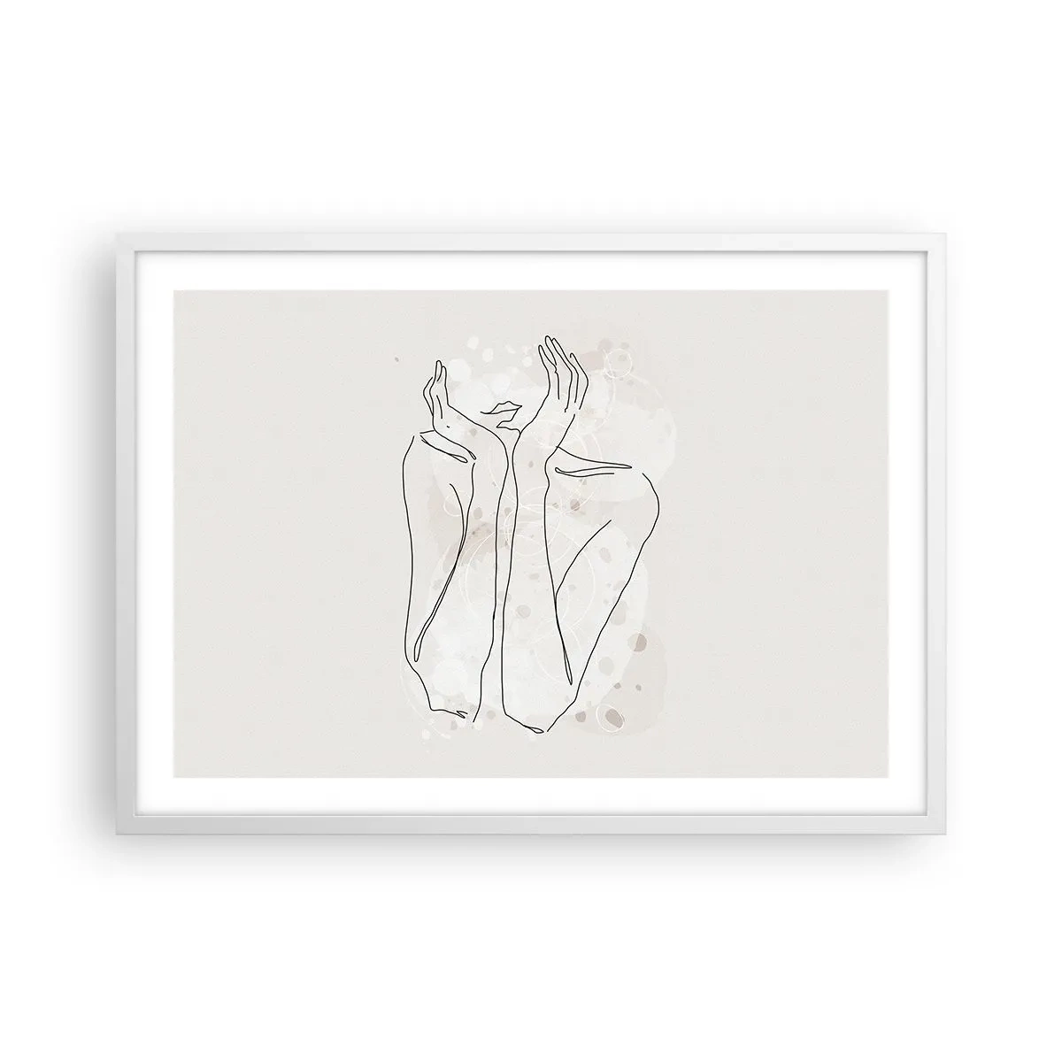 Poster in white frmae - Dreamful Moment - 70x50 cm