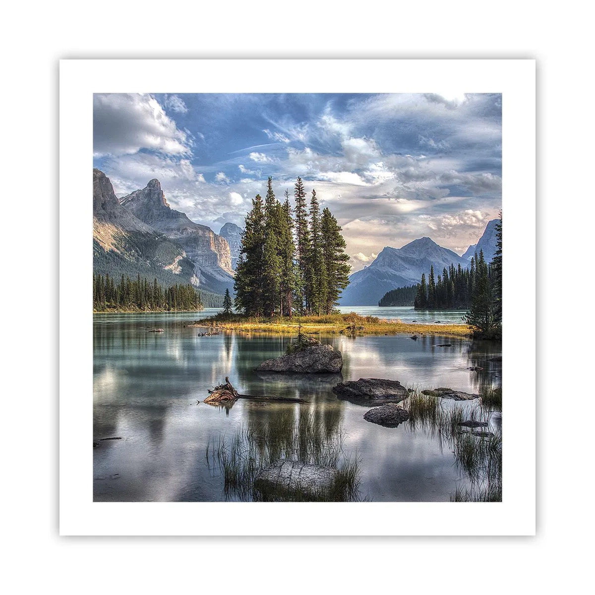 Poster - By Big and Clear Waters - 50x50 cm