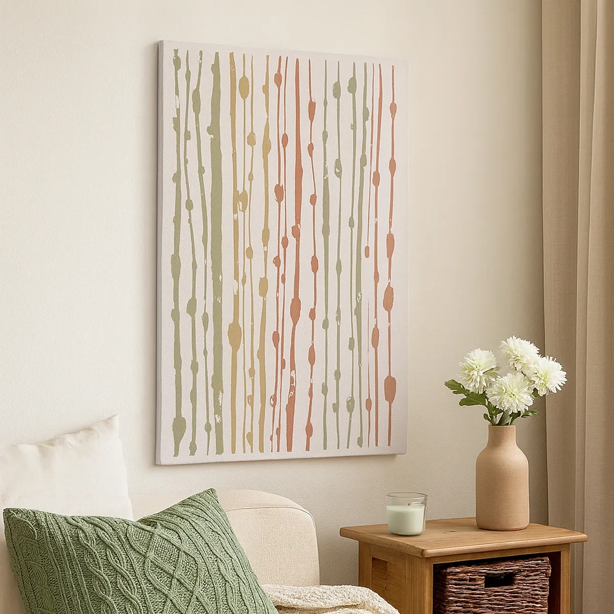 Canvas picture - Musical Colour Notation - 50x70 cm