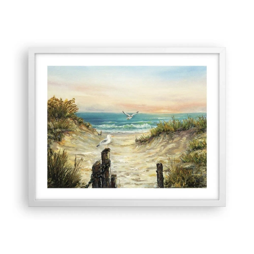 Poster in white frmae - Airless Retreat - 50x40 cm