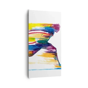 Canvas picture - Run across Rainbow - 65x120 cm