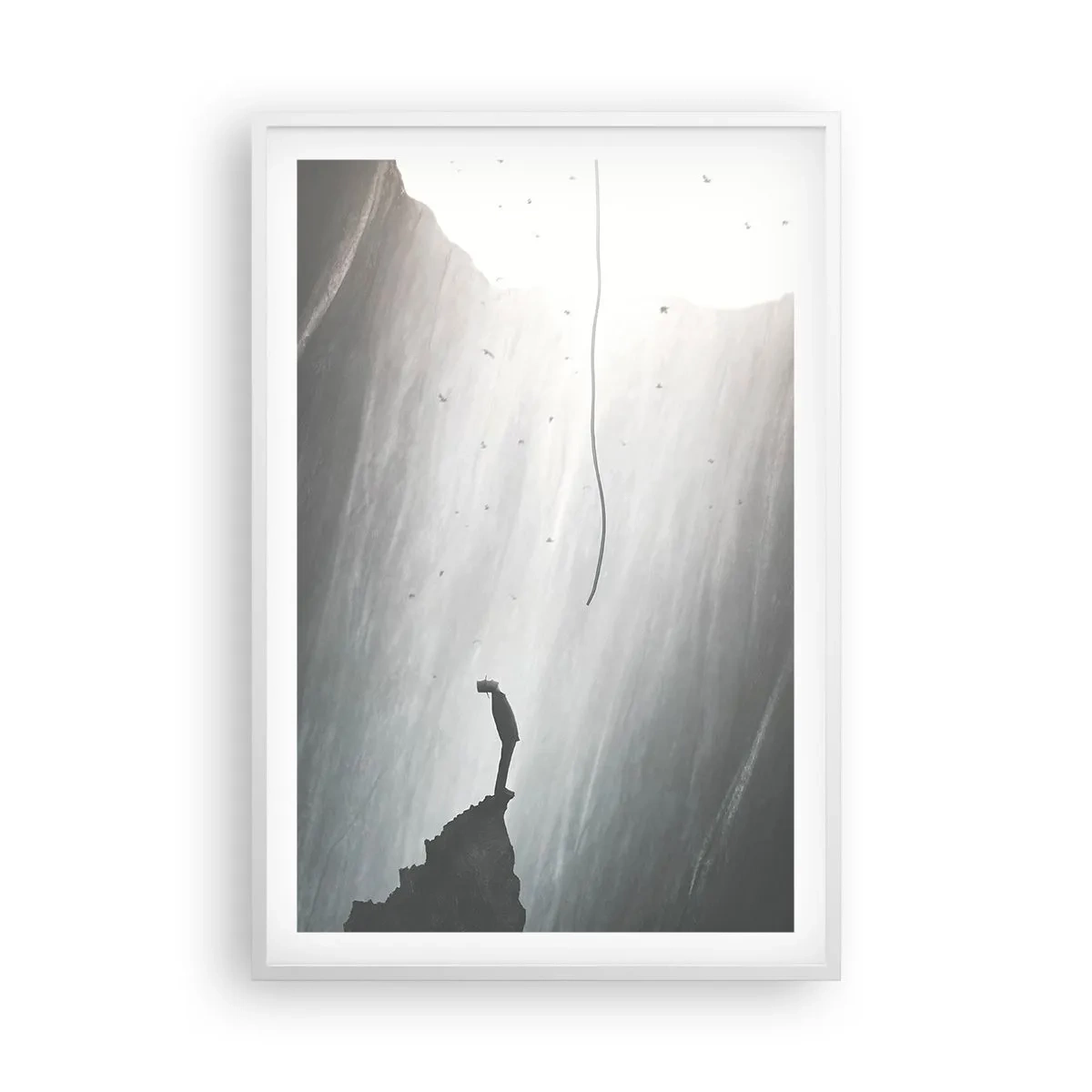 Poster in white frmae - There Is Always Some Way Out - 61x91 cm