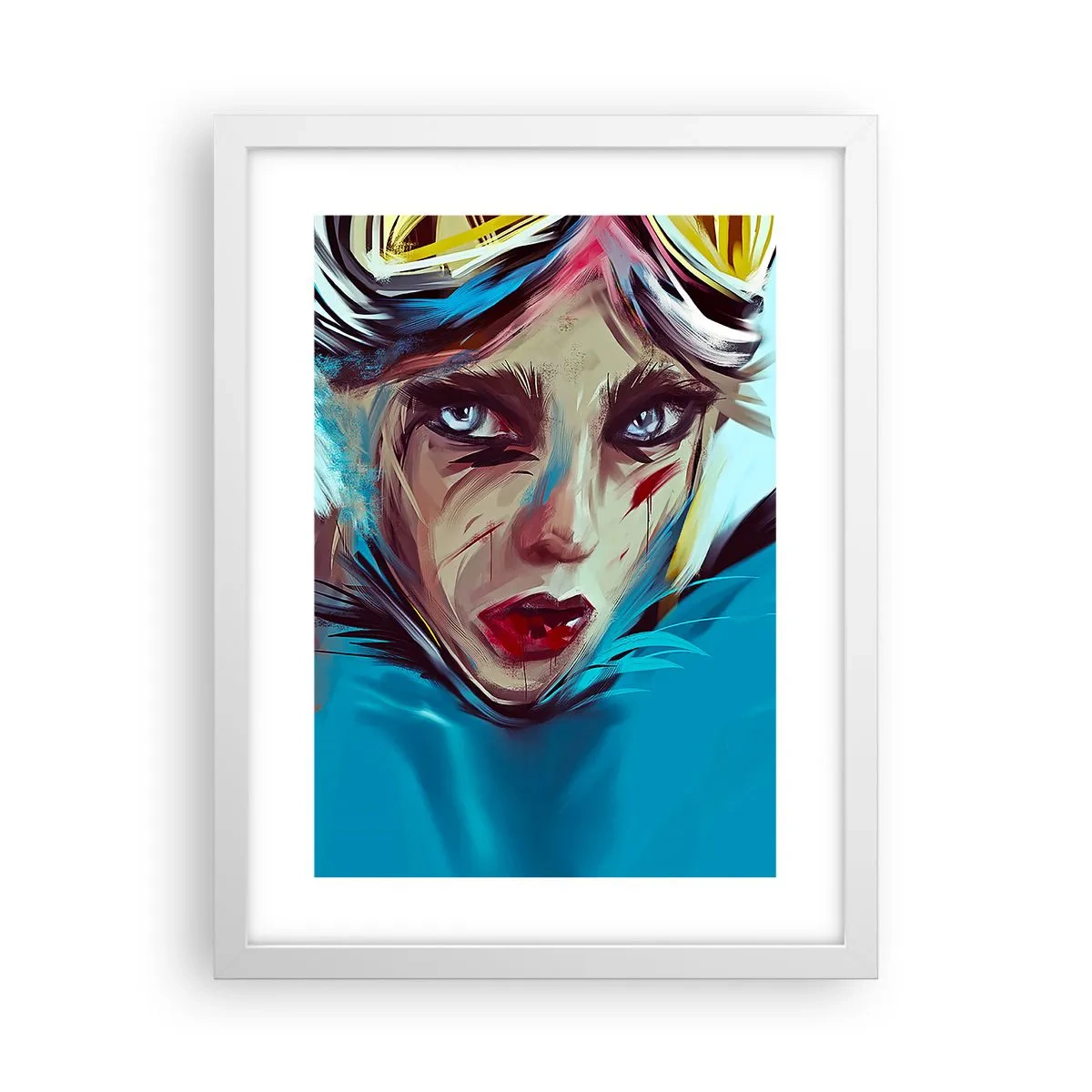 Poster in white frmae - Road Mistress - 30x40 cm