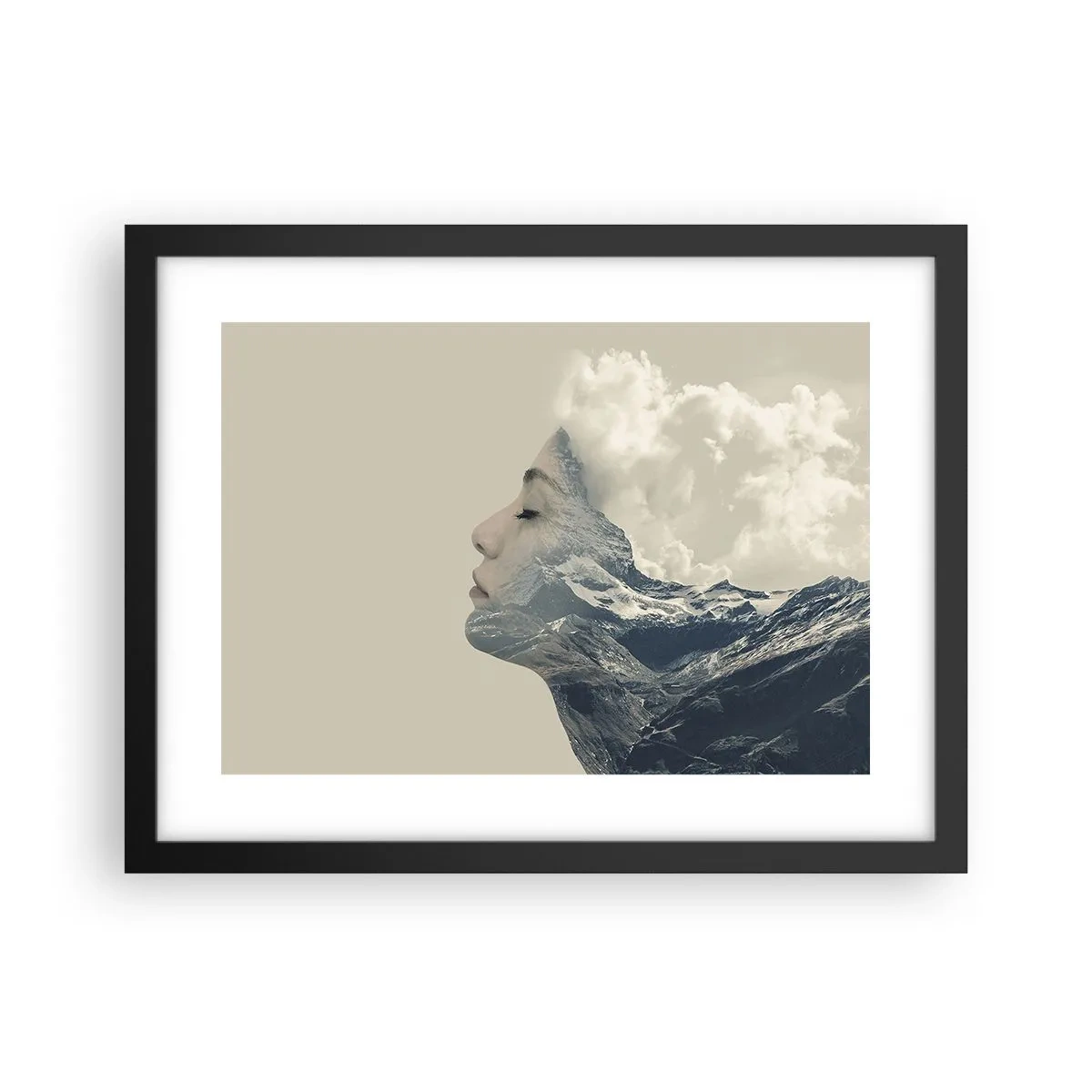 Poster in black frame - Beauty of Elements - 40x30 cm
