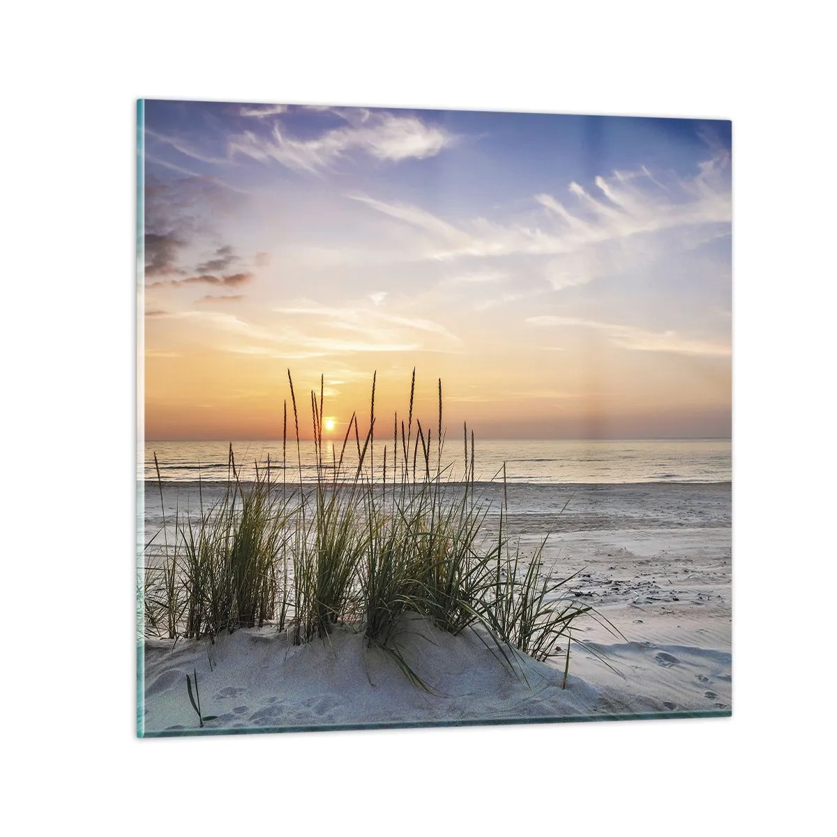 Glass picture - Look, Think, Feel - 40x40 cm