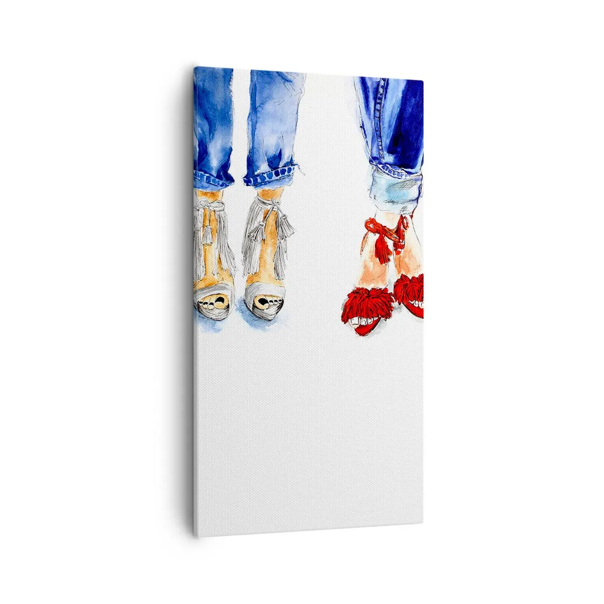 Canvas picture - Shall We Go for a Walk? - 55x100 cm