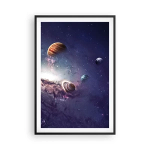 Poster in black frame - Solar-Dancing System - 61x91 cm