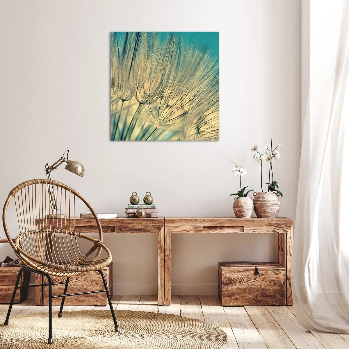 Canvas picture - Waiting for the Wind - 50x50 cm