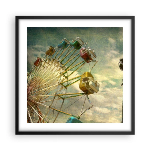 Poster in black frame - There Will Be Fun… - 50x50 cm
