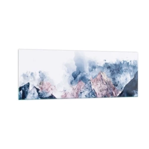 Glass picture - Those Summits! - 140x50 cm