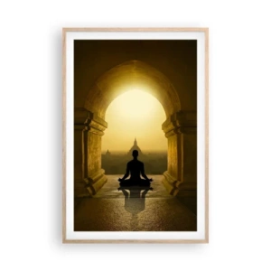 Poster in light oak frame - Full Harmony - 61x91 cm