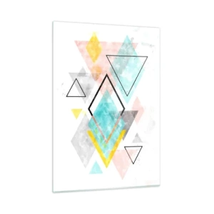 Glass picture - Geometric Play - 50x70 cm