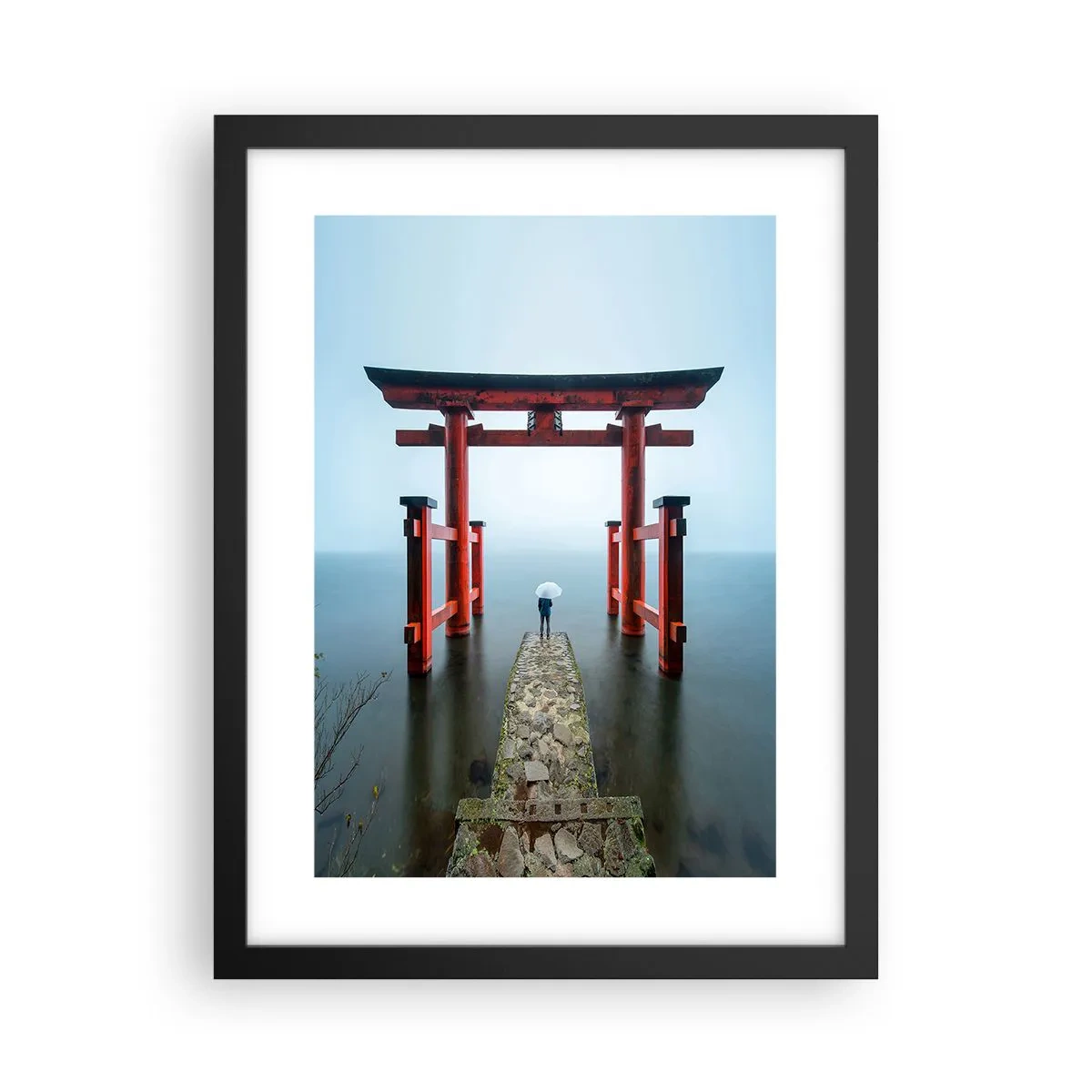 Poster in black frame - Japanese Musings - 30x40 cm