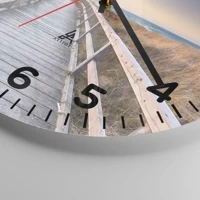 Clock face with numbers