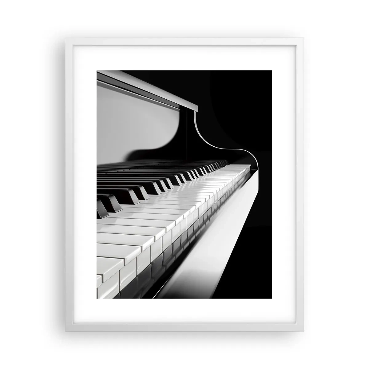 Poster in white frmae - Harmony of Shapes and Colours - 40x50 cm